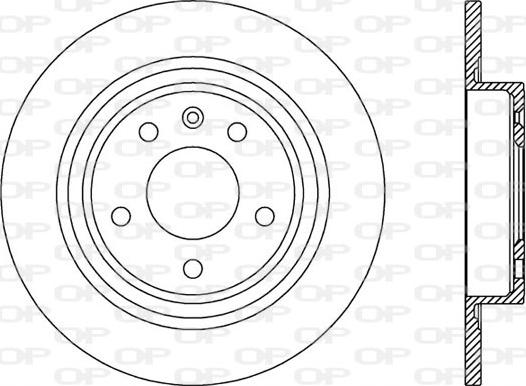 Open Parts BDA2538.10 - Тормозной диск autospares.lv