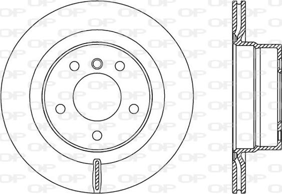Open Parts BDA2532.20 - Тормозной диск autospares.lv