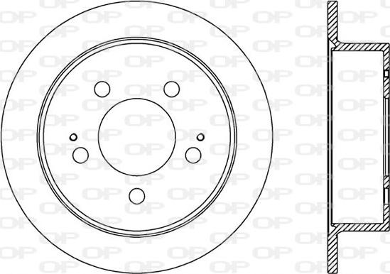 Open Parts BDA2527.10 - Тормозной диск autospares.lv