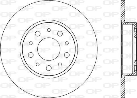 Open Parts BDA2695.10 - Тормозной диск autospares.lv