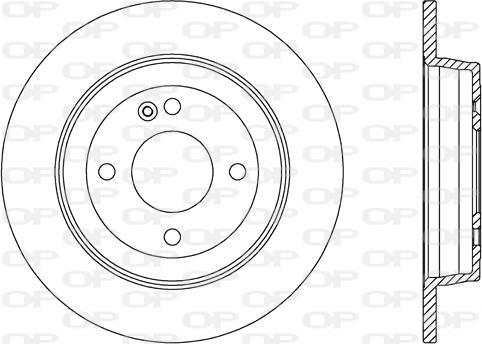 Open Parts BDA2640.10 - Тормозной диск autospares.lv