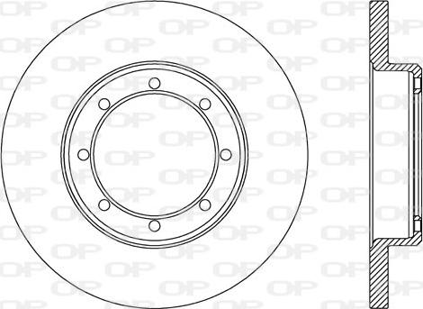 Open Parts BDA2655.10 - Тормозной диск autospares.lv