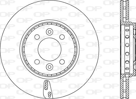 Open Parts BDA2653.20 - Тормозной диск autospares.lv