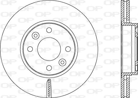 Open Parts BDA2652.20 - Тормозной диск autospares.lv