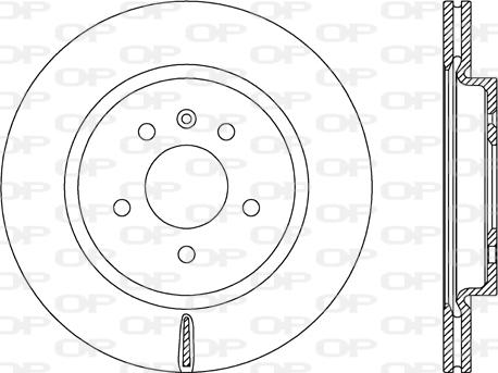 Open Parts BDA2669.20 - Тормозной диск autospares.lv