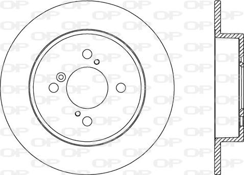 Delphi BG4345 - Тормозной диск autospares.lv