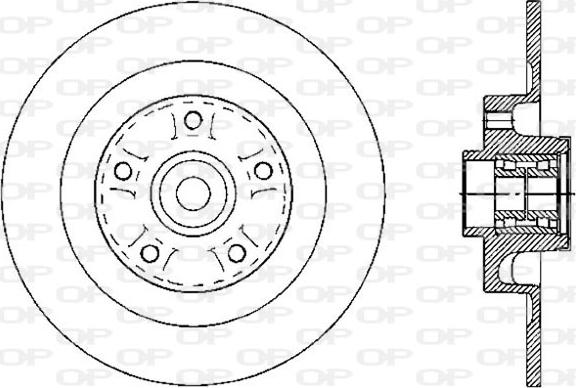 Open Parts BDA2602.30 - Тормозной диск autospares.lv