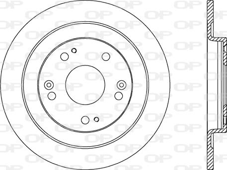 Open Parts BDA2685.10 - Тормозной диск autospares.lv