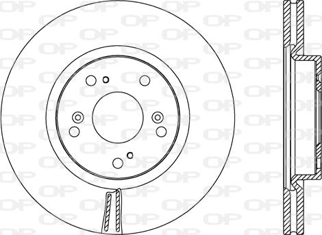 Open Parts BDA2686.20 - Тормозной диск autospares.lv