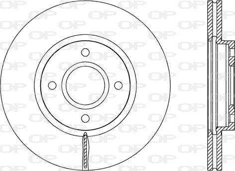 Open Parts BDA2688.20 - Тормозной диск autospares.lv
