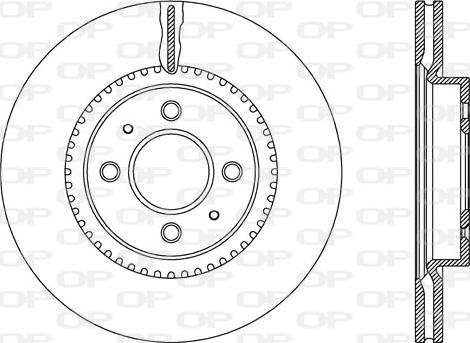 Open Parts BDA2639.20 - Тормозной диск autospares.lv