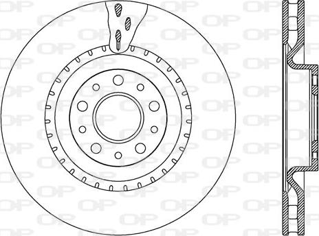 Open Parts BDA2634.20 - Тормозной диск autospares.lv