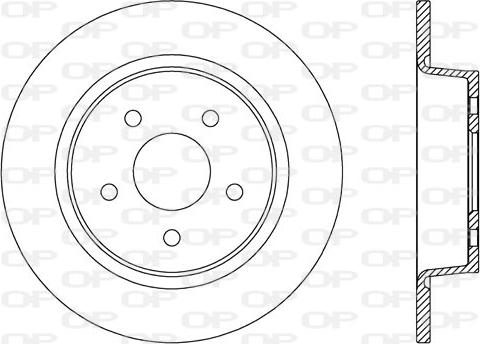 Open Parts BDA2635.10 - Тормозной диск autospares.lv
