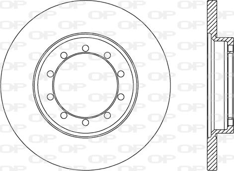 Open Parts BDA2637.10 - Тормозной диск autospares.lv