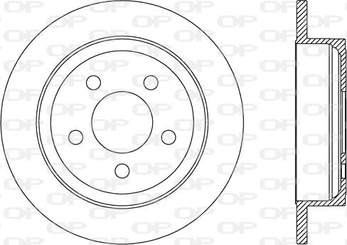 Open Parts BDA2676.10 - Тормозной диск autospares.lv