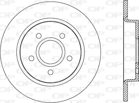 Open Parts BDR2670.10 - Тормозной диск autospares.lv