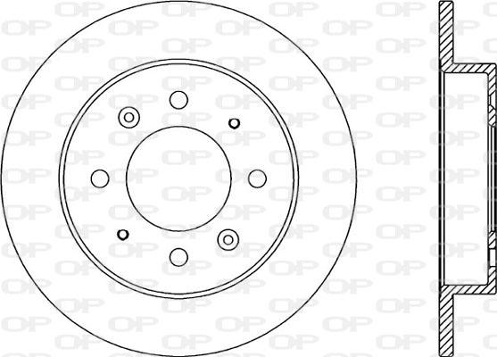 Open Parts BDA2047.10 - Тормозной диск autospares.lv