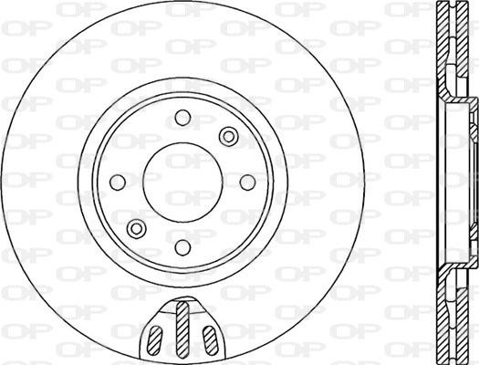 Open Parts BDA2068.20 - Тормозной диск autospares.lv