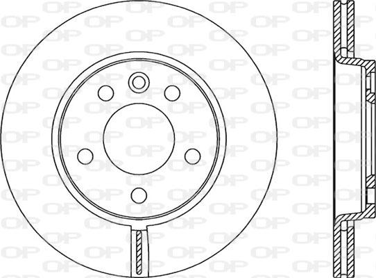 Open Parts BDA2062.20 - Тормозной диск autospares.lv