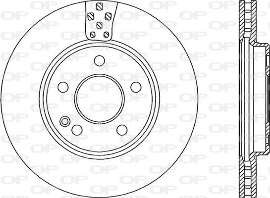 Open Parts BDA2190.20 - Тормозной диск autospares.lv