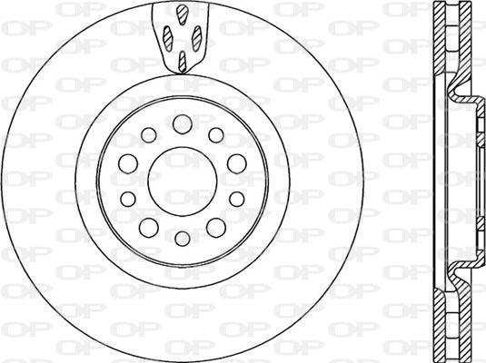 Open Parts BDA2191.20 - Тормозной диск autospares.lv