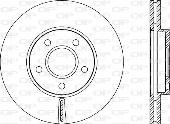 Open Parts BDA2141.20 - Тормозной диск autospares.lv