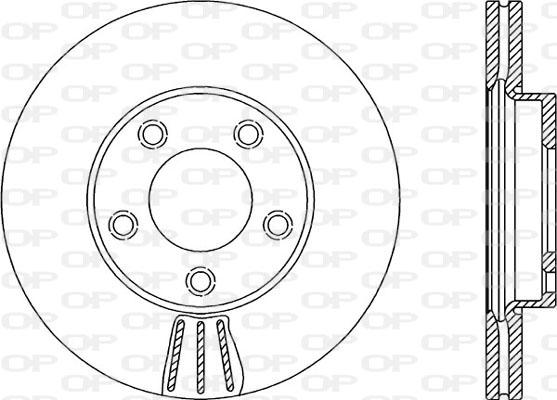 Open Parts BDA2142.20 - Тормозной диск autospares.lv