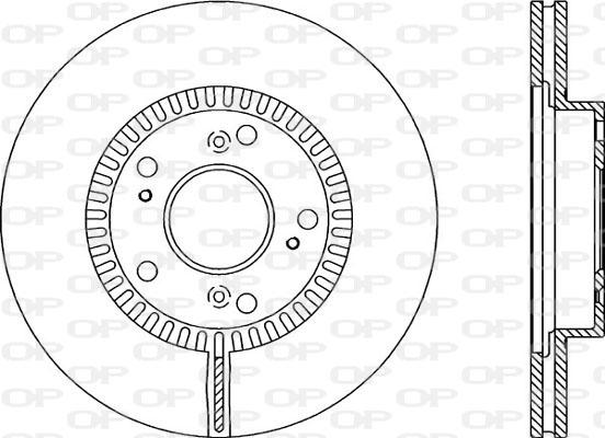 Open Parts BDA2162.20 - Тормозной диск autospares.lv