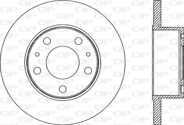 Open Parts BDA2180.10 - Тормозной диск autospares.lv