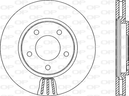 Open Parts BDA2130.20 - Тормозной диск autospares.lv