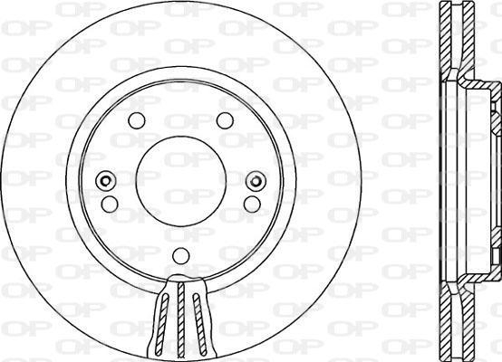 Open Parts BDA2138.20 - Тормозной диск autospares.lv