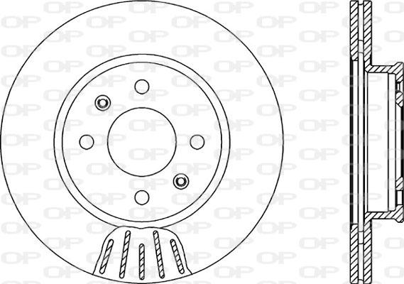 Open Parts BDA2132.20 - Тормозной диск autospares.lv