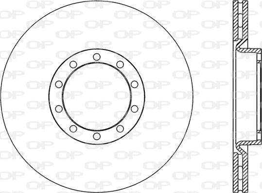 SBP 02-RV014 - Тормозной диск autospares.lv