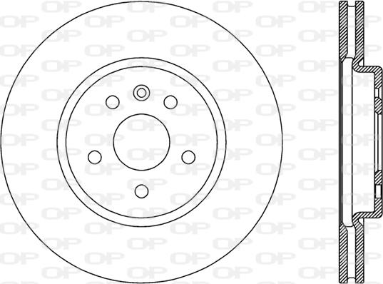 Open Parts BDA2814.20 - Тормозной диск autospares.lv