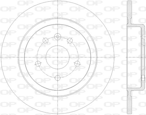 Open Parts BDA2816.10 - Тормозной диск autospares.lv