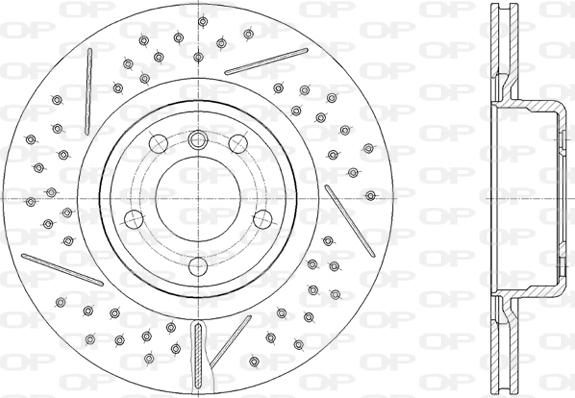 BOSCH 0 986 479 E05 - Тормозной диск autospares.lv