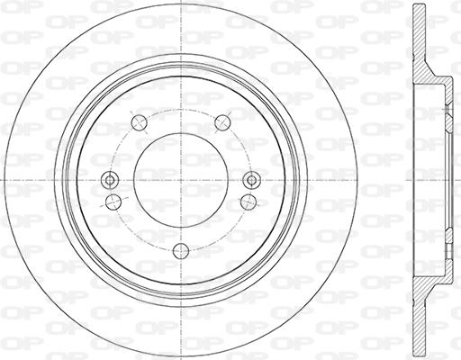 Open Parts BDA2839.10 - Тормозной диск autospares.lv