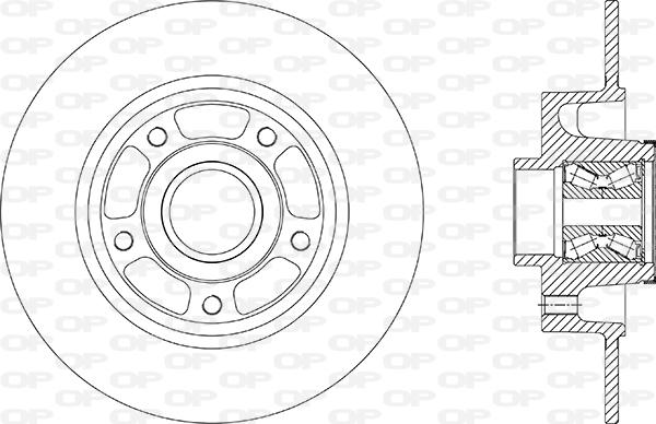 Open Parts BDA2879.30 - Тормозной диск autospares.lv