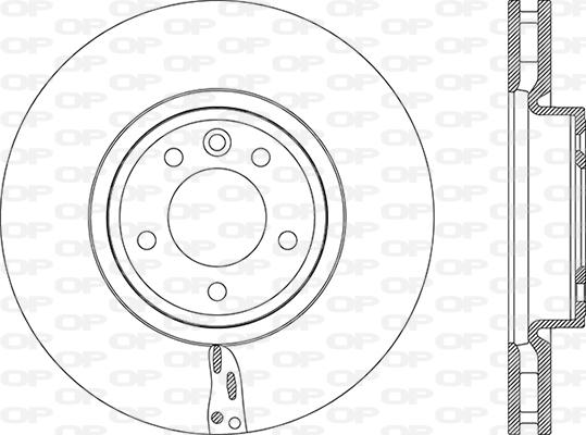 Open Parts BDA2874.20 - Тормозной диск autospares.lv