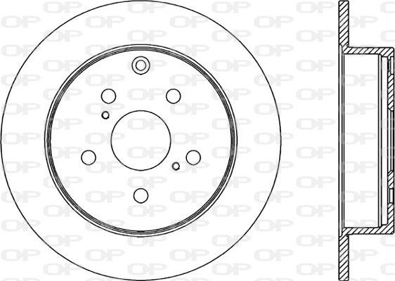 Open Parts BDA2340.10 - Тормозной диск autospares.lv