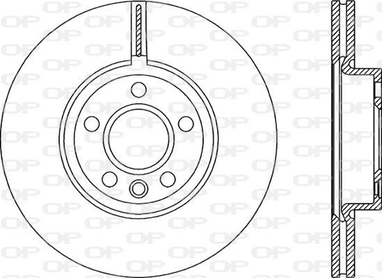 Open Parts BDR2302.20 - Тормозной диск autospares.lv