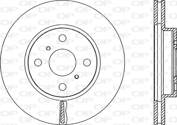 Open Parts BDA2315.20 - Тормозной диск autospares.lv