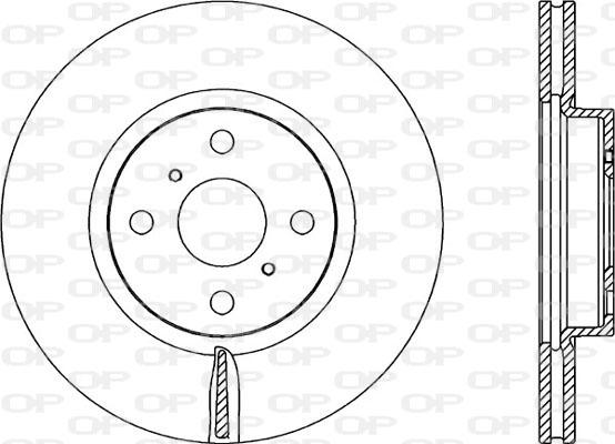 Open Parts BDR2316.20 - Тормозной диск autospares.lv