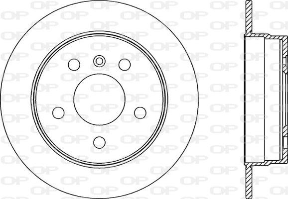 Open Parts BDR2311.10 - Тормозной диск autospares.lv