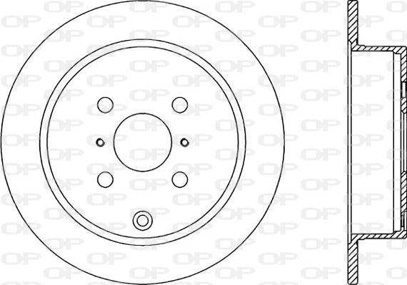 Open Parts BDR2312.10 - Тормозной диск autospares.lv