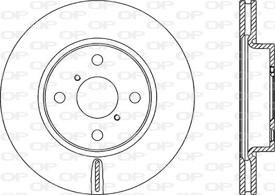 Open Parts BDA2317.20 - Тормозной диск autospares.lv