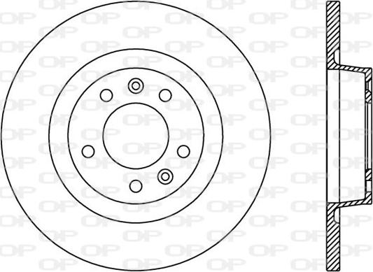 Open Parts BDA2382.10 - Тормозной диск autospares.lv