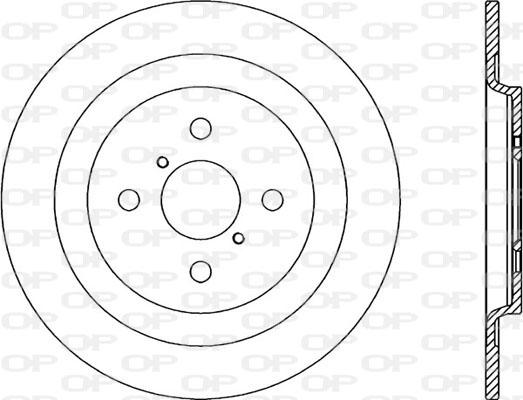 Open Parts BDA2339.10 - Тормозной диск autospares.lv