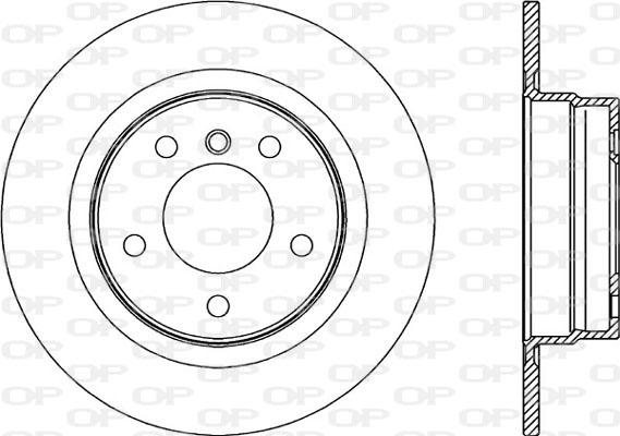 Open Parts BDA2335.10 - Тормозной диск autospares.lv