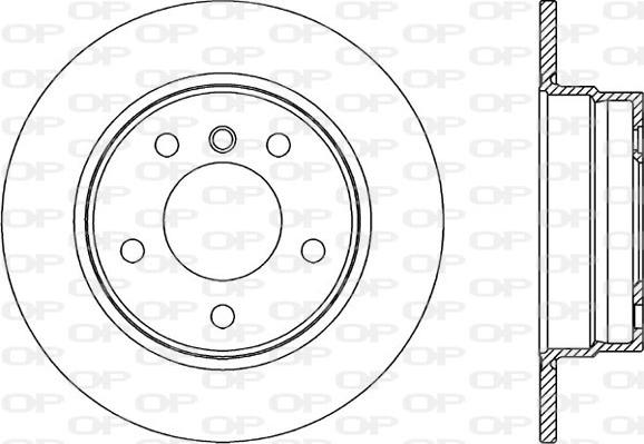 Open Parts BDA2333.10 - Тормозной диск autospares.lv